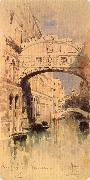 Mikhail Vrubel Venice:The Bridge of Sighs oil on canvas